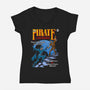 Pirate Legends-Womens-V-Neck-Tee-drbutler