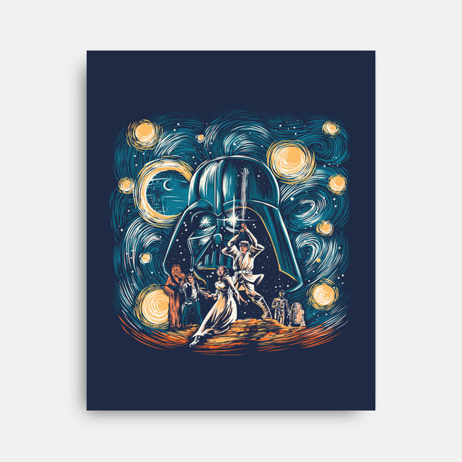 Starry Wars-None-Stretched-Canvas-zascanauta