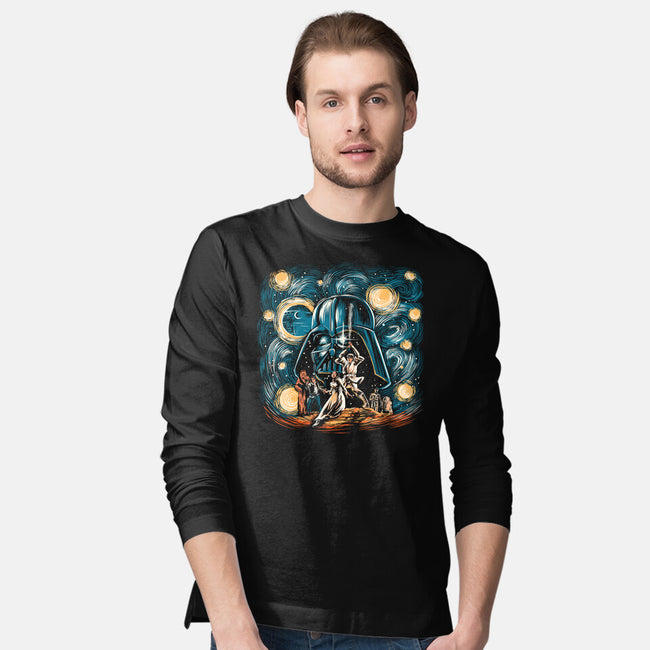 Starry Wars-Mens-Long Sleeved-Tee-zascanauta