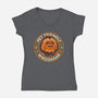 Friendly Wookiee-Womens-V-Neck-Tee-Getsousa!
