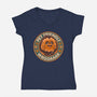 Friendly Wookiee-Womens-V-Neck-Tee-Getsousa!