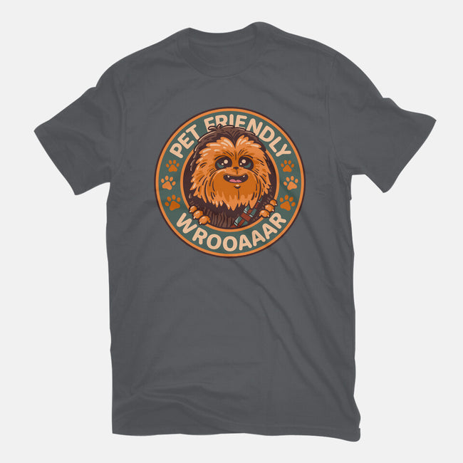 Friendly Wookiee-Unisex-Basic-Tee-Getsousa!