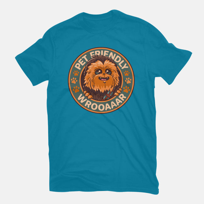 Friendly Wookiee-Unisex-Basic-Tee-Getsousa!