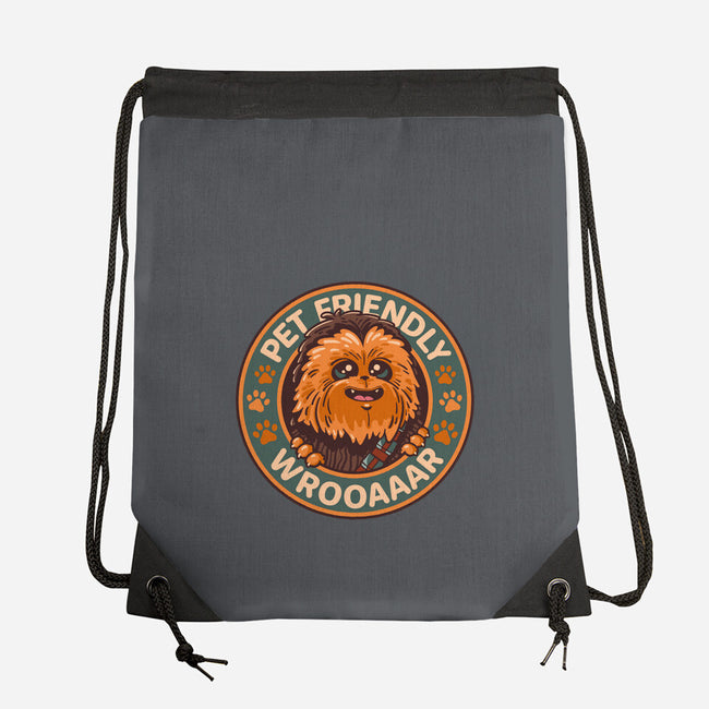 Friendly Wookiee-None-Drawstring-Bag-Getsousa!