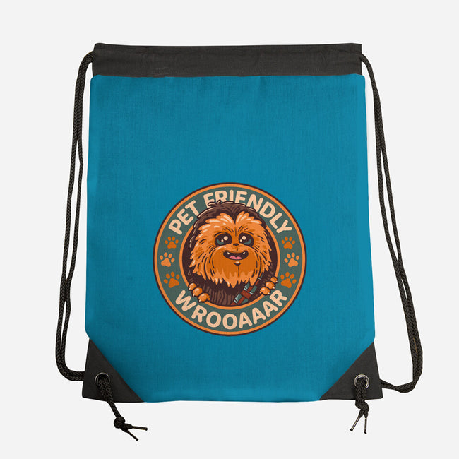 Friendly Wookiee-None-Drawstring-Bag-Getsousa!