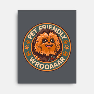 Friendly Wookiee-None-Stretched-Canvas-Getsousa!