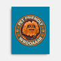 Friendly Wookiee-None-Stretched-Canvas-Getsousa!