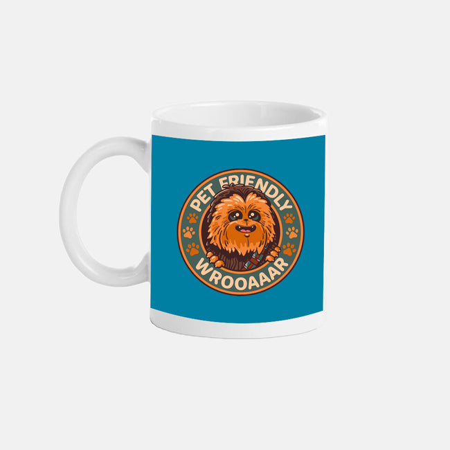Friendly Wookiee-None-Mug-Drinkware-Getsousa!