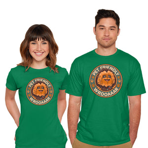 Friendly Wookiee-Mens-Basic-Tee-Getsousa!