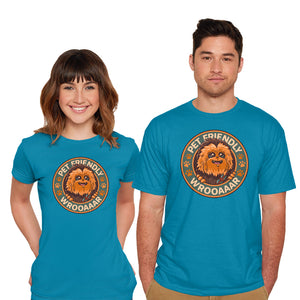 Friendly Wookiee-Mens-Basic-Tee-Getsousa!