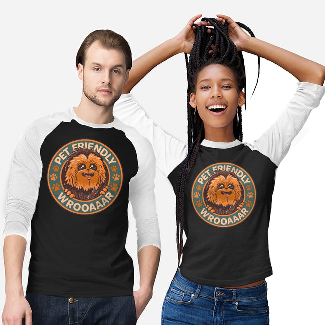 Friendly Wookiee-Unisex-Baseball-Tee-Getsousa!