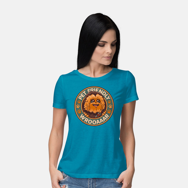 Friendly Wookiee-Womens-Basic-Tee-Getsousa!
