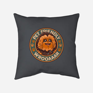 Friendly Wookiee-None-Removable Cover w Insert-Throw Pillow-Getsousa!