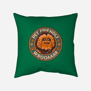 Friendly Wookiee-None-Removable Cover w Insert-Throw Pillow-Getsousa!