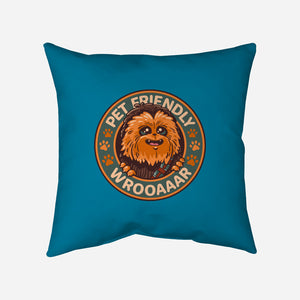 Friendly Wookiee-None-Removable Cover w Insert-Throw Pillow-Getsousa!