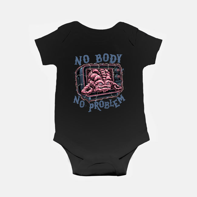 No Body No Problem-Baby-Basic-Onesie-glitchygorilla