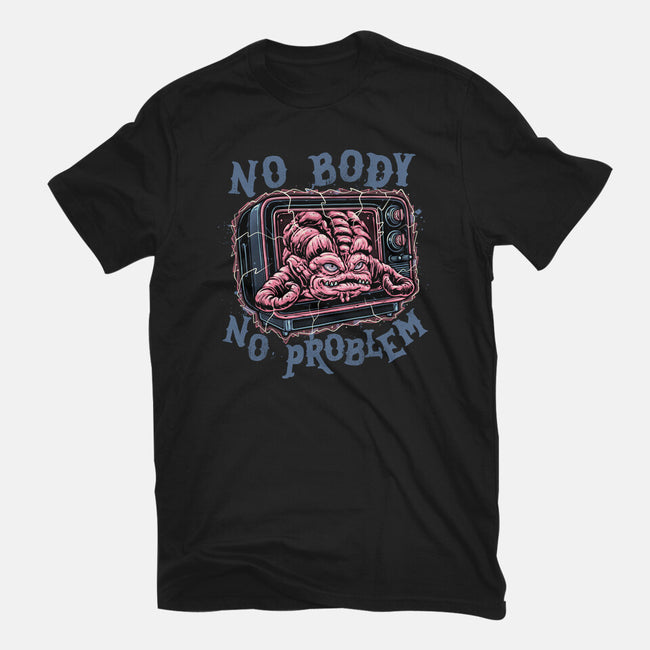 No Body No Problem-Mens-Basic-Tee-glitchygorilla