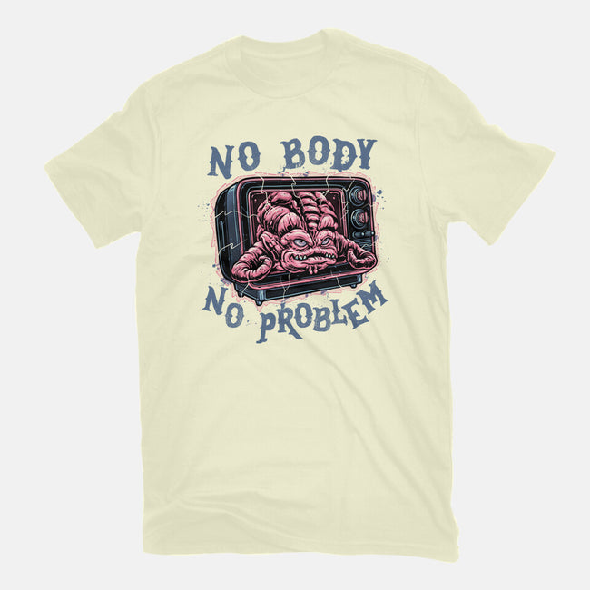 No Body No Problem-Mens-Basic-Tee-glitchygorilla