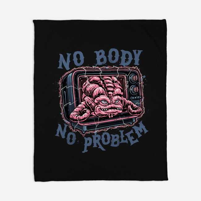 No Body No Problem-None-Fleece-Blanket-glitchygorilla