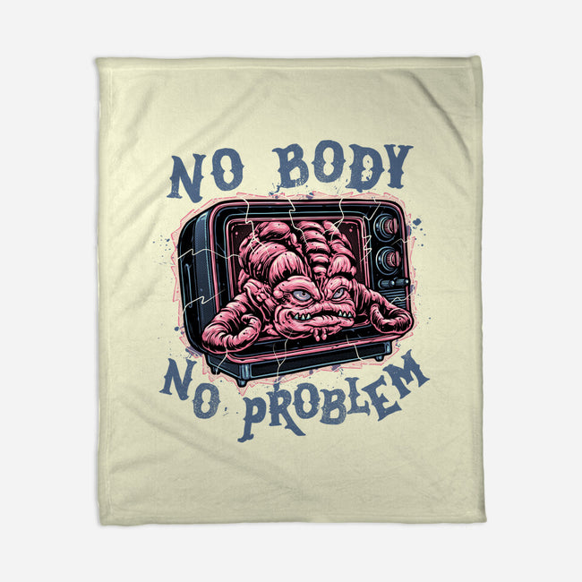 No Body No Problem-None-Fleece-Blanket-glitchygorilla