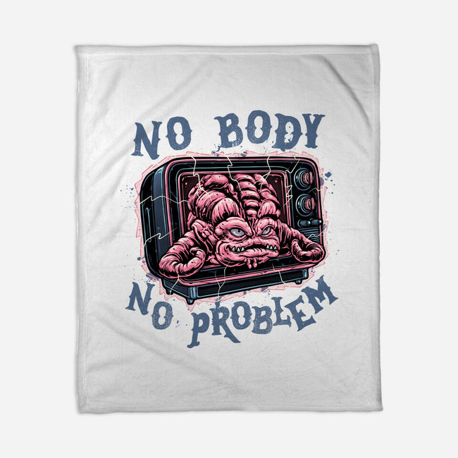 No Body No Problem-None-Fleece-Blanket-glitchygorilla