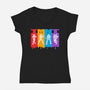 TMNT Splash-Womens-V-Neck-Tee-palmstreet