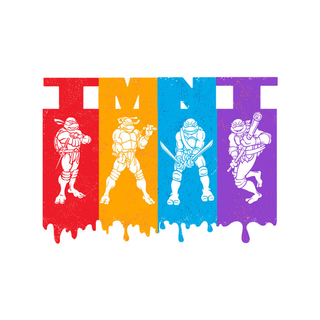 TMNT Splash-Womens-V-Neck-Tee-palmstreet