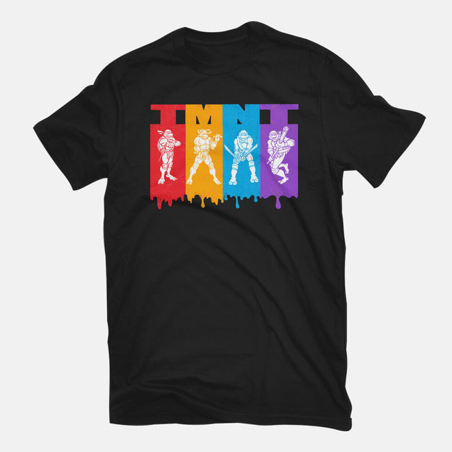TMNT Splash-Womens-Fitted-Tee-palmstreet