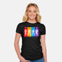 TMNT Splash-Womens-Fitted-Tee-palmstreet