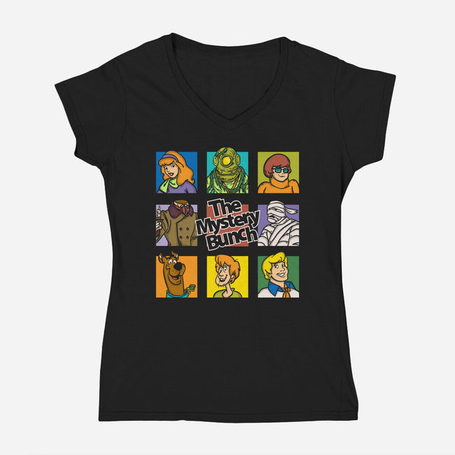The Mystery Bunch-Womens-V-Neck-Tee-turborat14