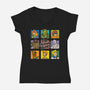The Mystery Bunch-Womens-V-Neck-Tee-turborat14