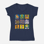 The Mystery Bunch-Womens-V-Neck-Tee-turborat14
