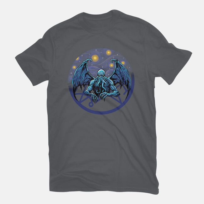 Van Ghoulhu-Unisex-Basic-Tee-Astrobot Invention
