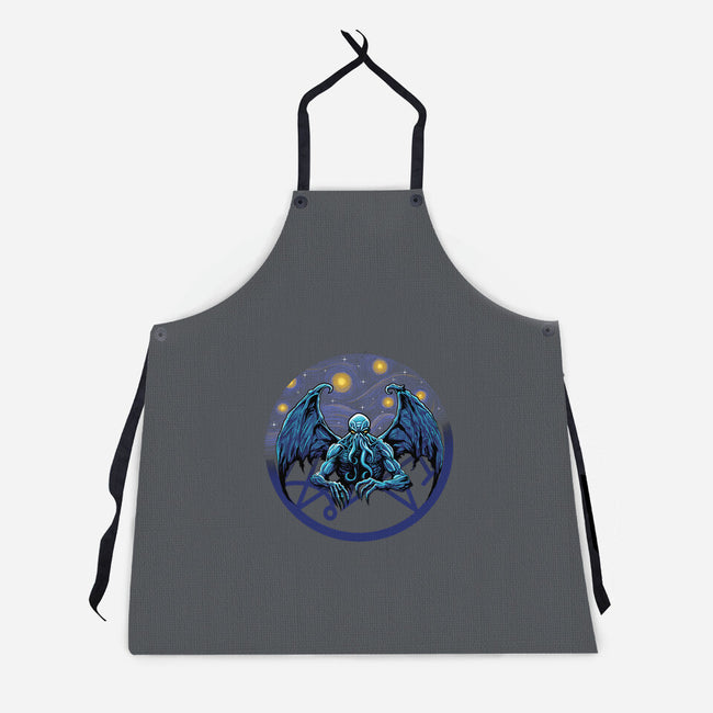 Van Ghoulhu-Unisex-Kitchen-Apron-Astrobot Invention