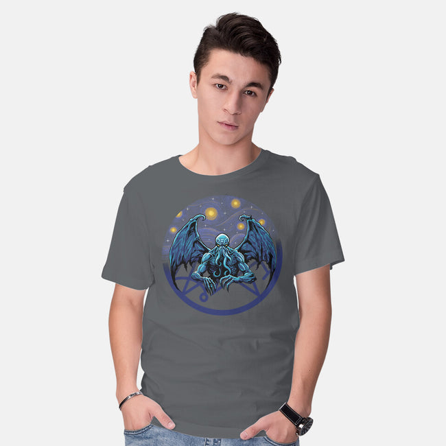 Van Ghoulhu-Mens-Basic-Tee-Astrobot Invention