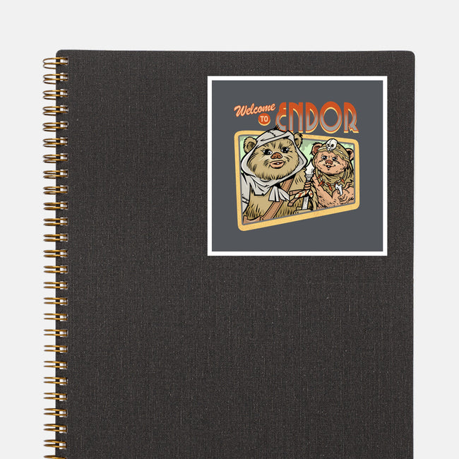 Welcome To Endor-None-Glossy-Sticker-palmstreet