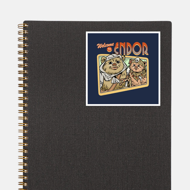 Welcome To Endor-None-Glossy-Sticker-palmstreet