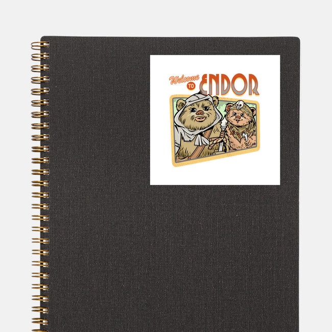 Welcome To Endor-None-Glossy-Sticker-palmstreet