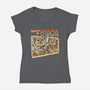 Welcome To Endor-Womens-V-Neck-Tee-palmstreet