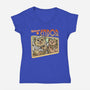 Welcome To Endor-Womens-V-Neck-Tee-palmstreet