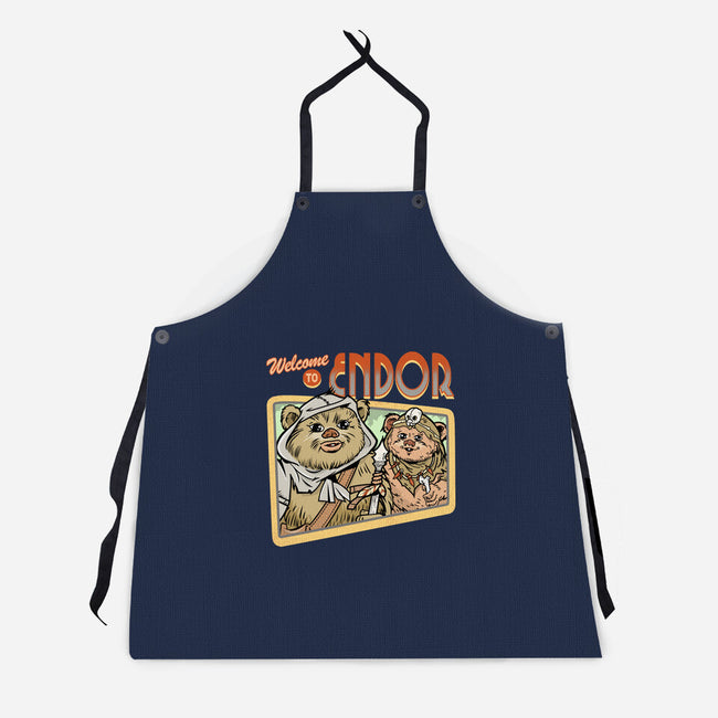 Welcome To Endor-Unisex-Kitchen-Apron-palmstreet