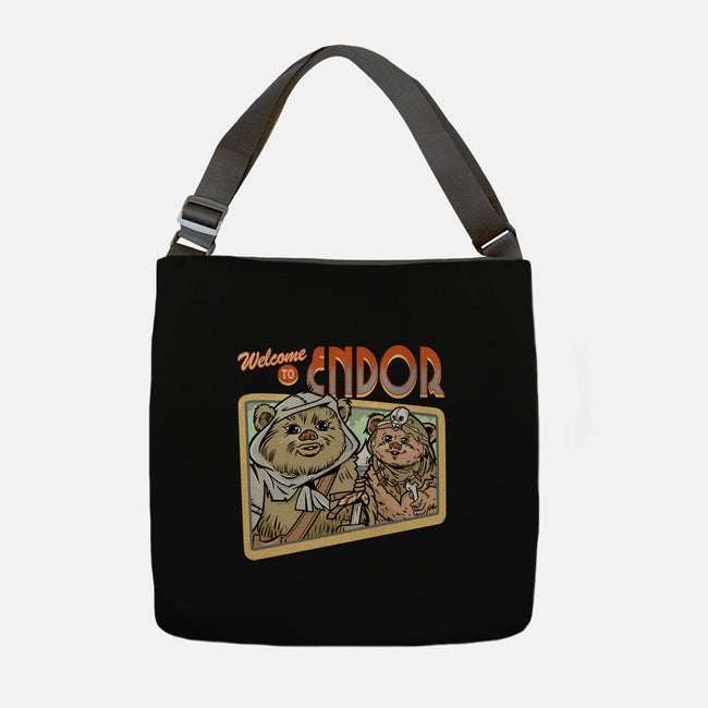 Welcome To Endor-None-Adjustable Tote-Bag-palmstreet