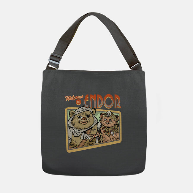 Welcome To Endor-None-Adjustable Tote-Bag-palmstreet