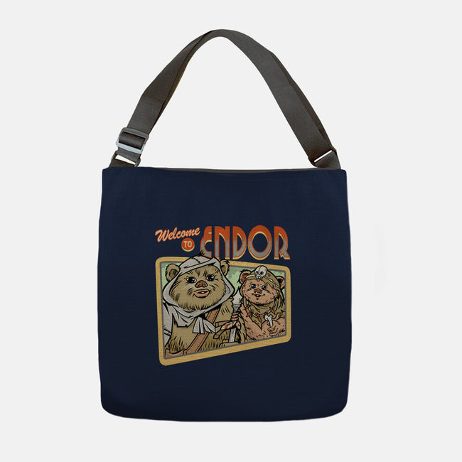Welcome To Endor-None-Adjustable Tote-Bag-palmstreet