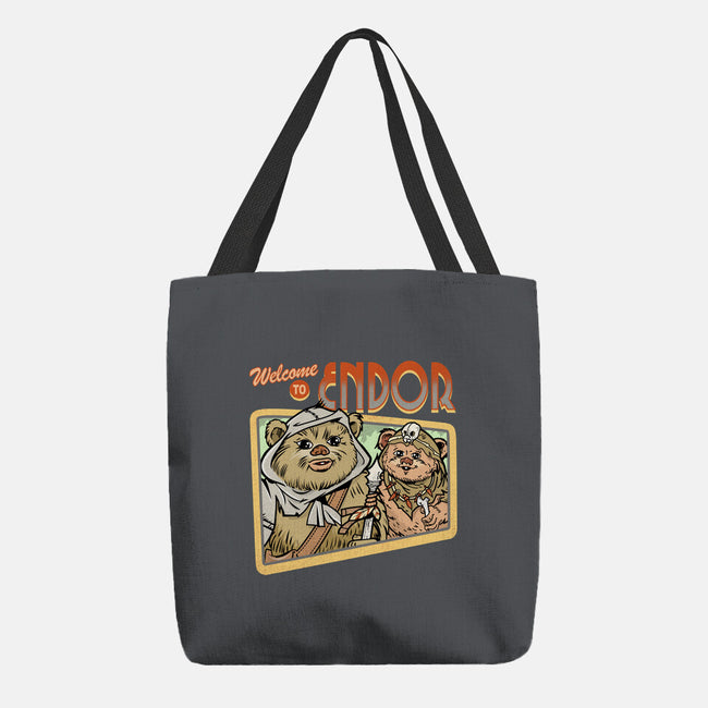Welcome To Endor-None-Basic Tote-Bag-palmstreet
