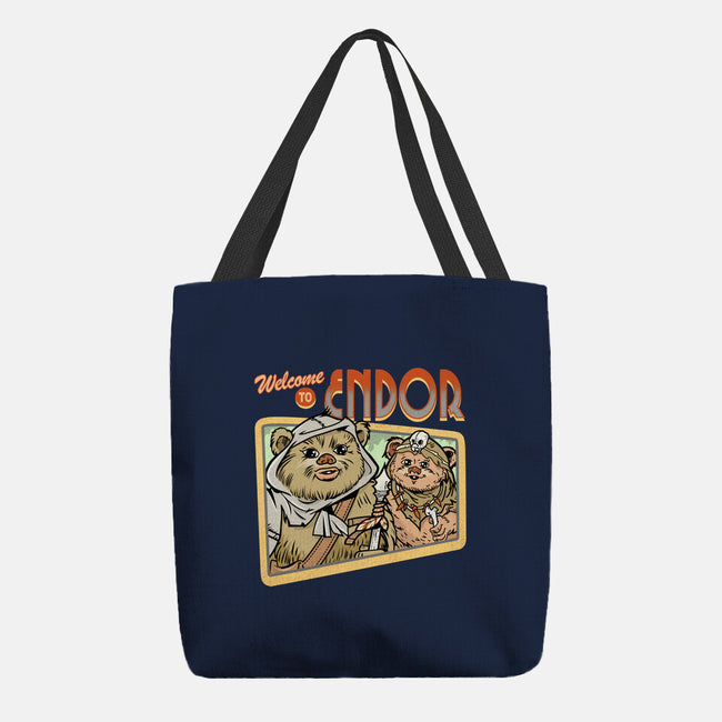Welcome To Endor-None-Basic Tote-Bag-palmstreet