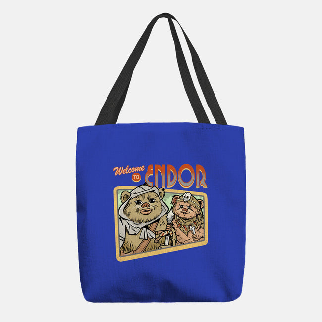Welcome To Endor-None-Basic Tote-Bag-palmstreet