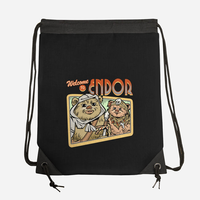 Welcome To Endor-None-Drawstring-Bag-palmstreet