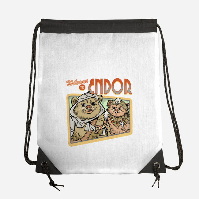 Welcome To Endor-None-Drawstring-Bag-palmstreet