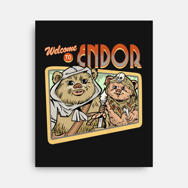 Welcome To Endor-None-Stretched-Canvas-palmstreet